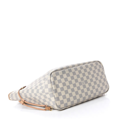 Louis Vuitton Damier Azur Neo Neverfull MM Rose Ballerine 4 of 10