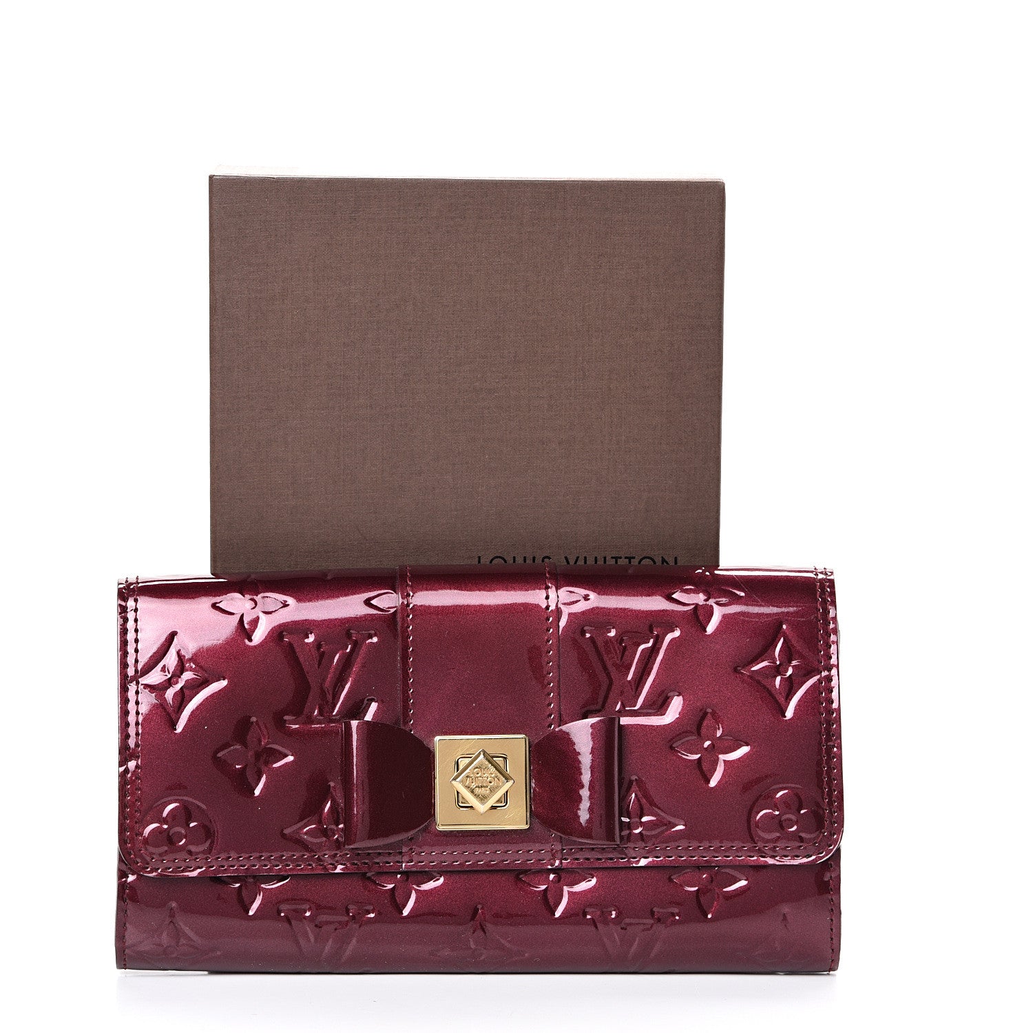 Louis Vuitton Vernis Sarah Noeud Wallet Rouge Fauviste 8 of 8