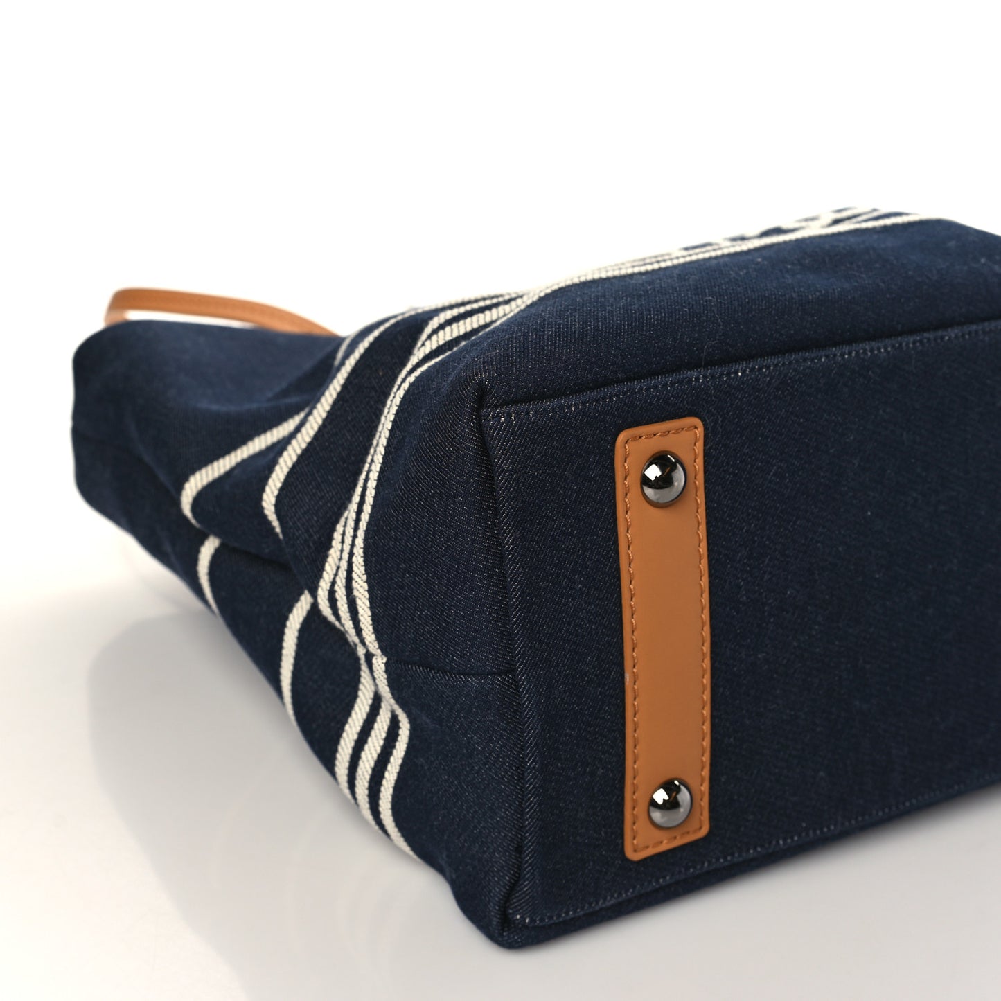 Denim Large Shopping Tote Blue