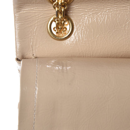 Chanel Distressed Patent Quilted 2.55 Reissue 226 Flap Beige 12 of 13