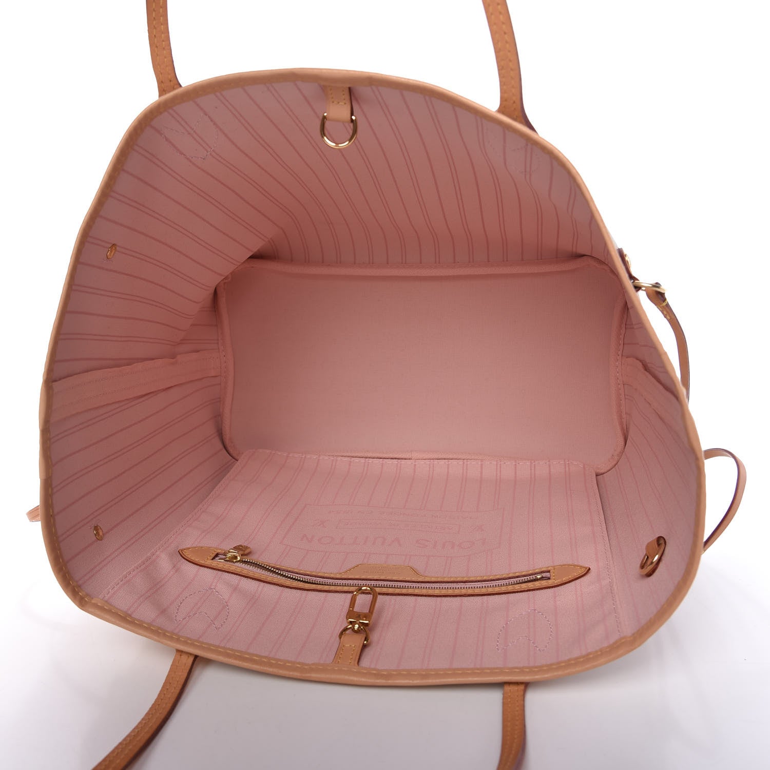 Louis Vuitton Damier Azur Neo Neverfull MM Rose Ballerine 5 of 11