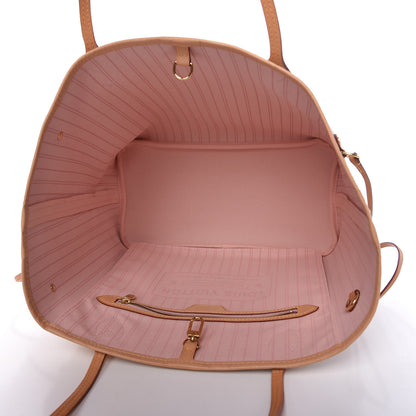 Louis Vuitton Damier Azur Neo Neverfull MM Rose Ballerine 5 of 11