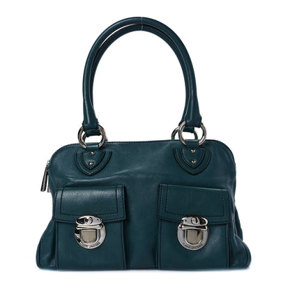 Marc Jacobs Calfskin Blake Tote Peacock Blue 1 of 8