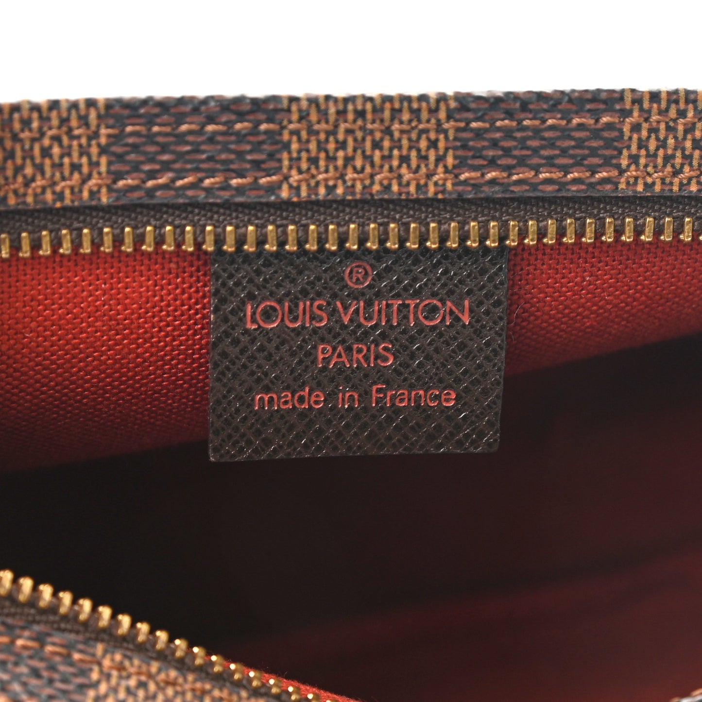 Damier Ebene Trousse Make Up Bag Pochette