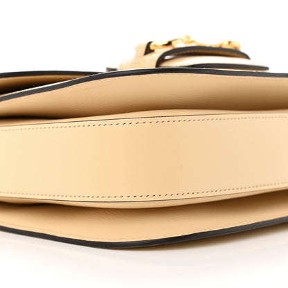 Gucci Azalea Calfskin Horsebit 1955 Shoulder Bag Bubble Tea 9 of 17