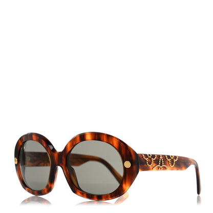 Louis Vuitton Studded La Piscine Sunglasses Z1050U Tortoise 1 of 8