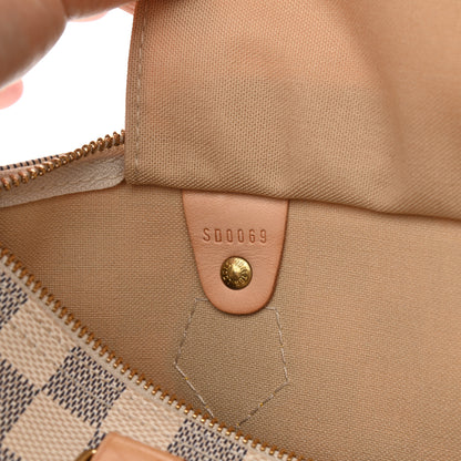 Louis Vuitton Damier Azur Speedy 30 7 of 11