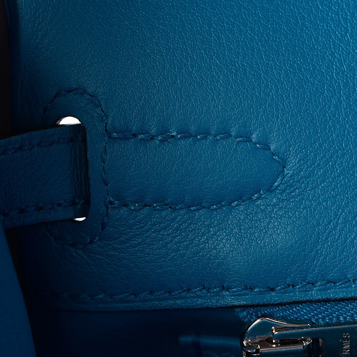 Hermes Swift Birkin 25 Bleu Zanzibar 12 of 35