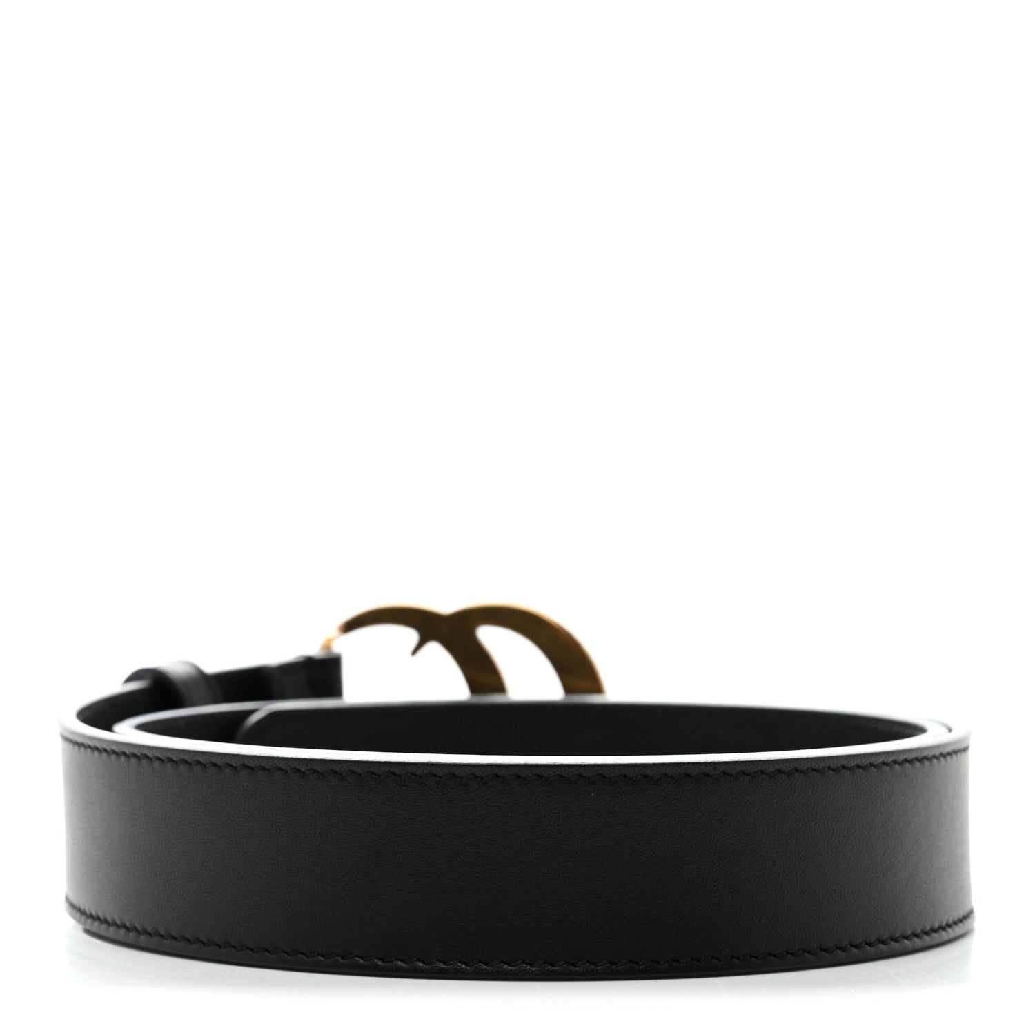 Gucci Calfskin Double G 30mm Belt 75 30 Black 2 of 6