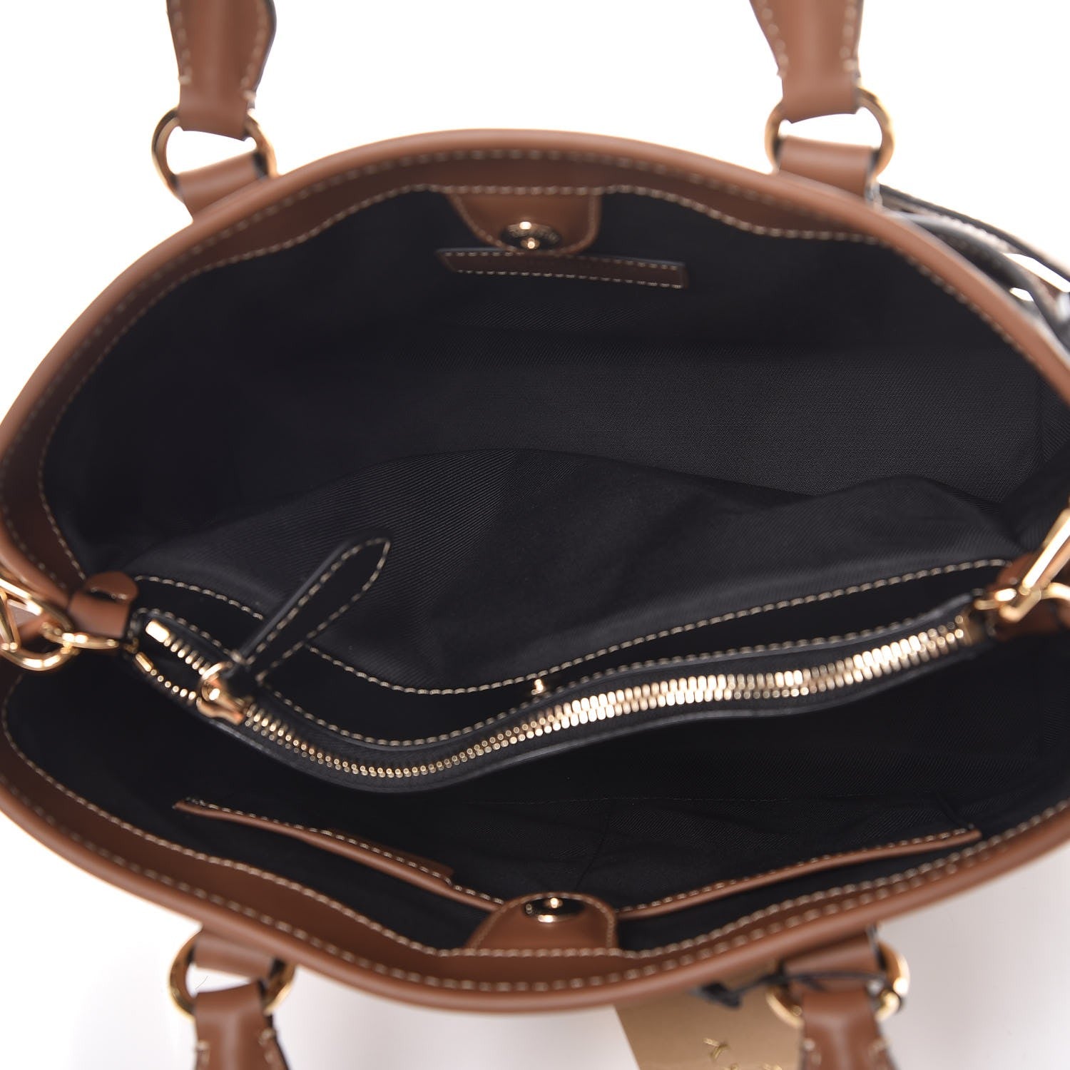 Burberry Horseferry Check Medium Ballingdon Tote Tan 6 of 8