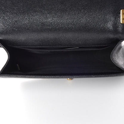 Chanel Caviar Quilted Medium Boy Flap Black 5 of 9