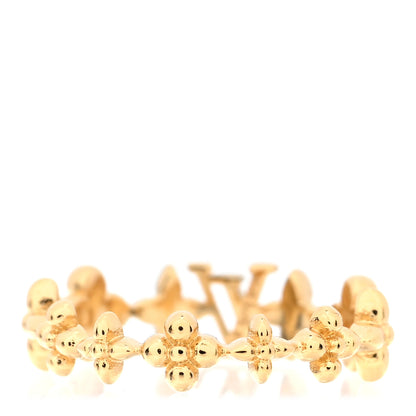 Louis Vuitton Metal LV Iconic XS Ring M 53 6.25 Gold 3 of 4