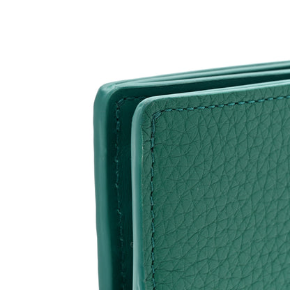 Louis Vuitton Taurillon Capucines Vertical Compact Wallet Green 8 of 12