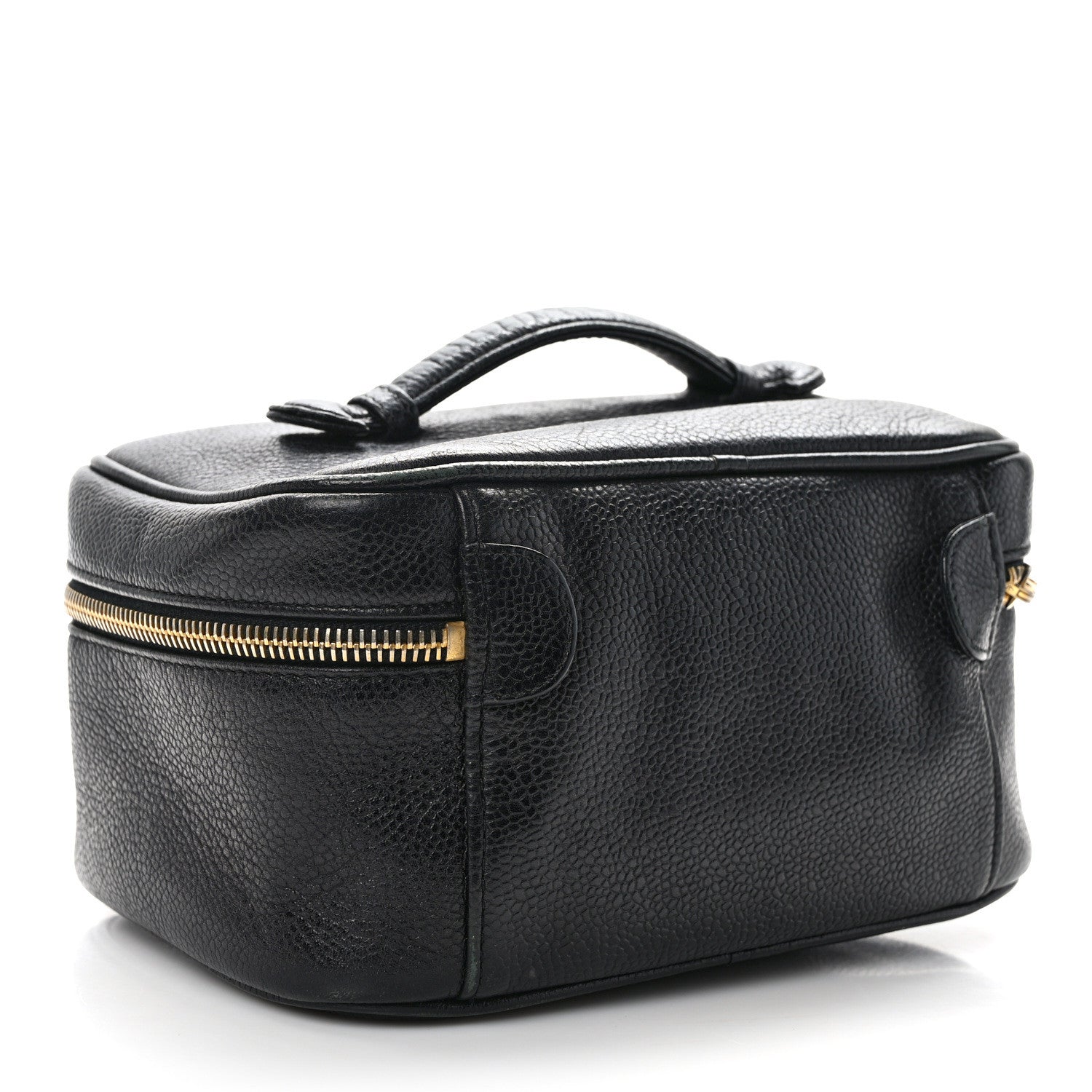 Chanel Caviar CC Vanity Cosmetic Case Black 3 of 15