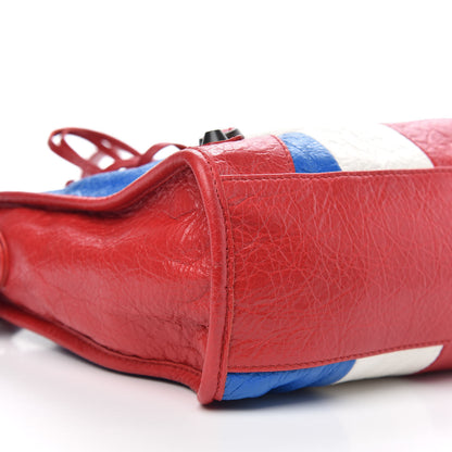 Balenciaga Agneau Arena Multicolore Classic Hardware S City Bleu White Rouge 8 of 10