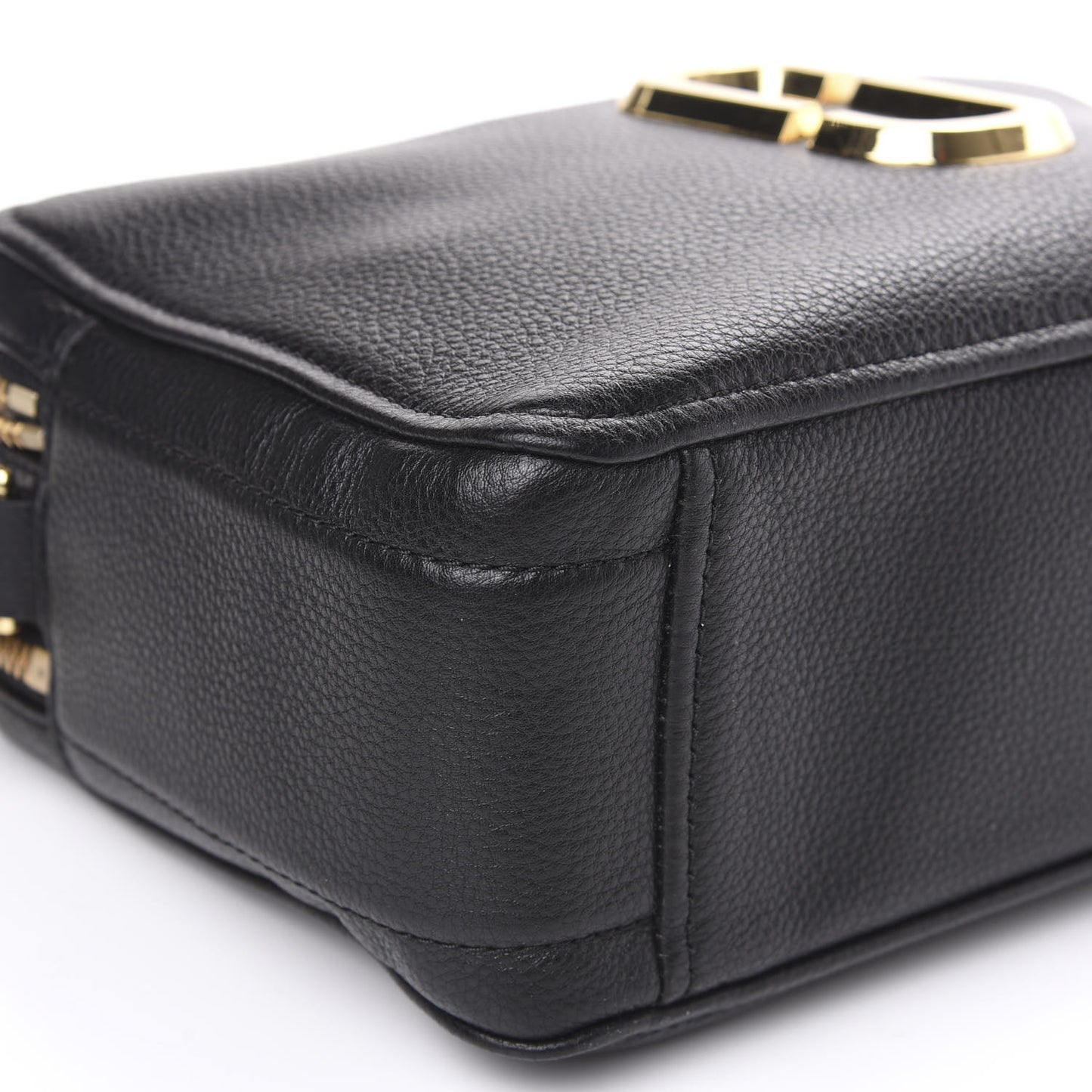 Supple Natural Grain Calfskin The Softshot 27 Bag Black