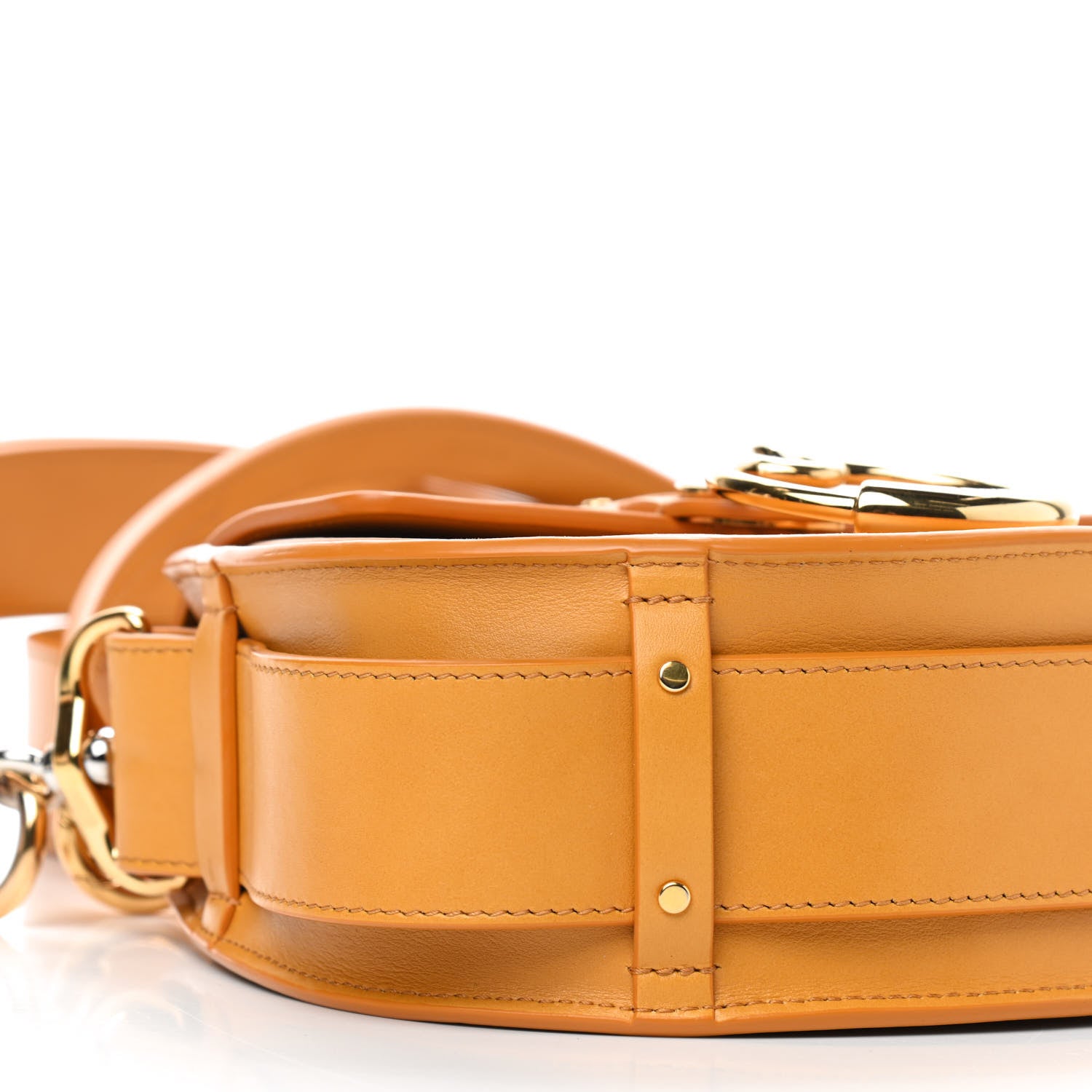 Chloe Calfskin Small Tess Bag Burning Camel 8 of 9