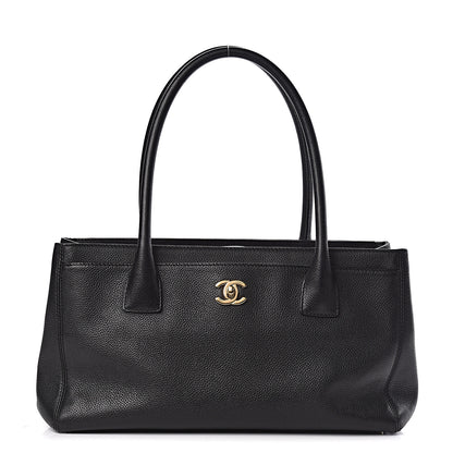 Chanel Calfskin Small Cerf Executive Shopper Tote Black 1 of 12