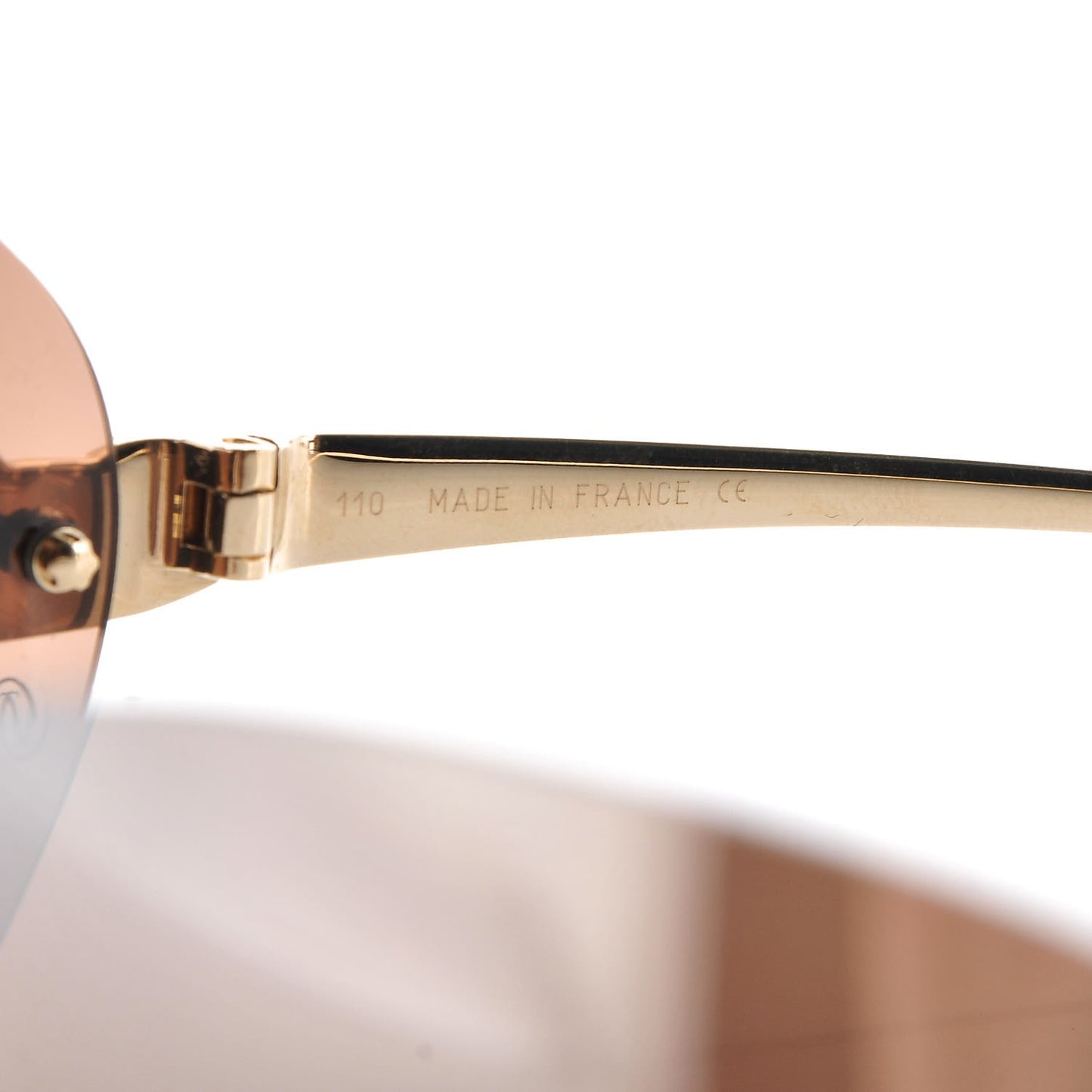 Panthere De Aviator Sunglasses Gold