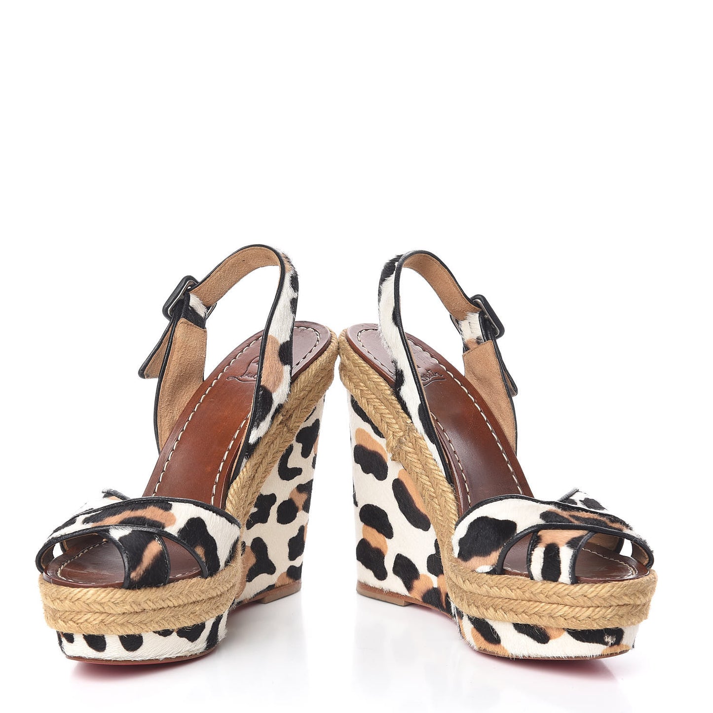 Pony Hair Tigresse 140 Espadrille Wedges 35