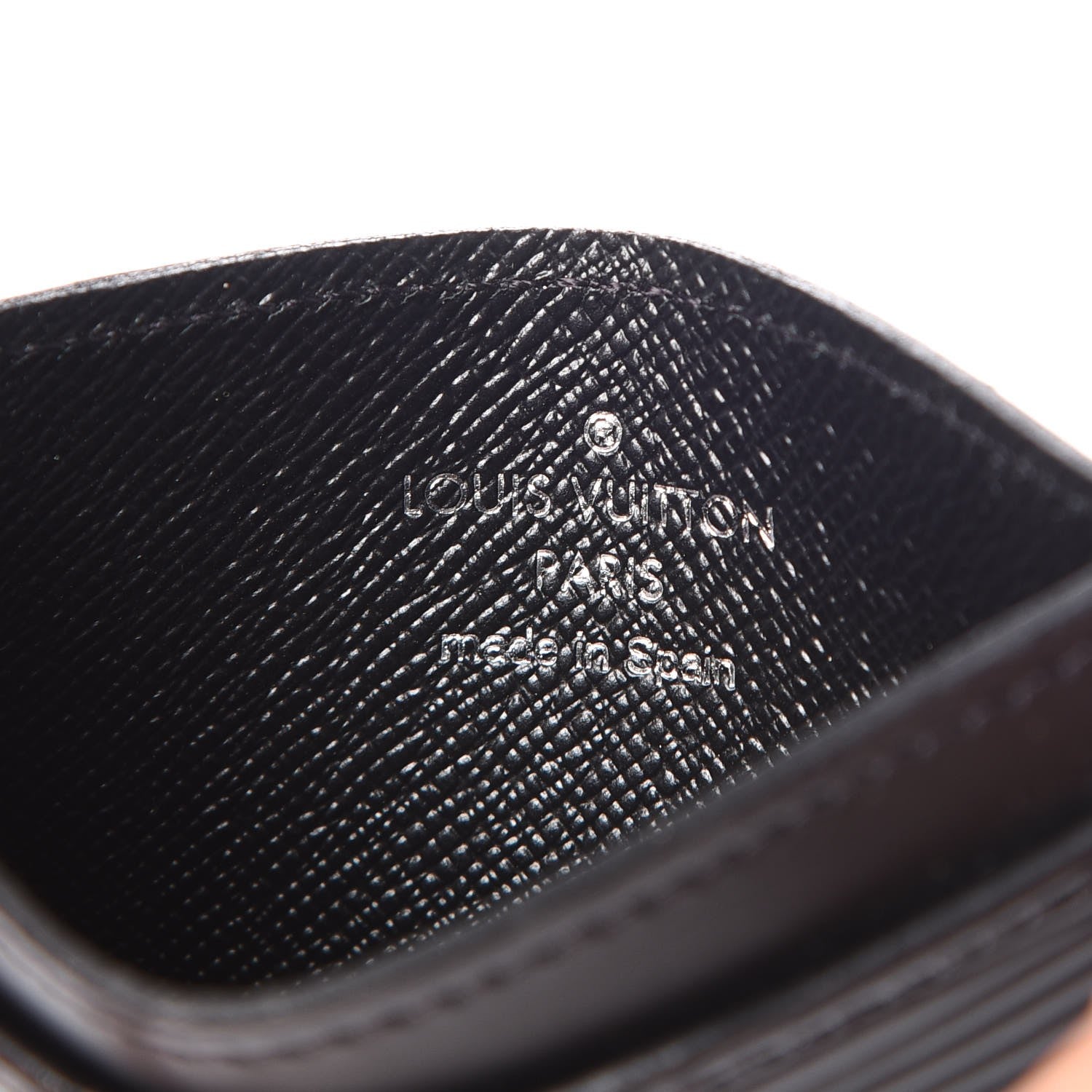 Louis Vuitton Epi Card Holder Black 6 of 6