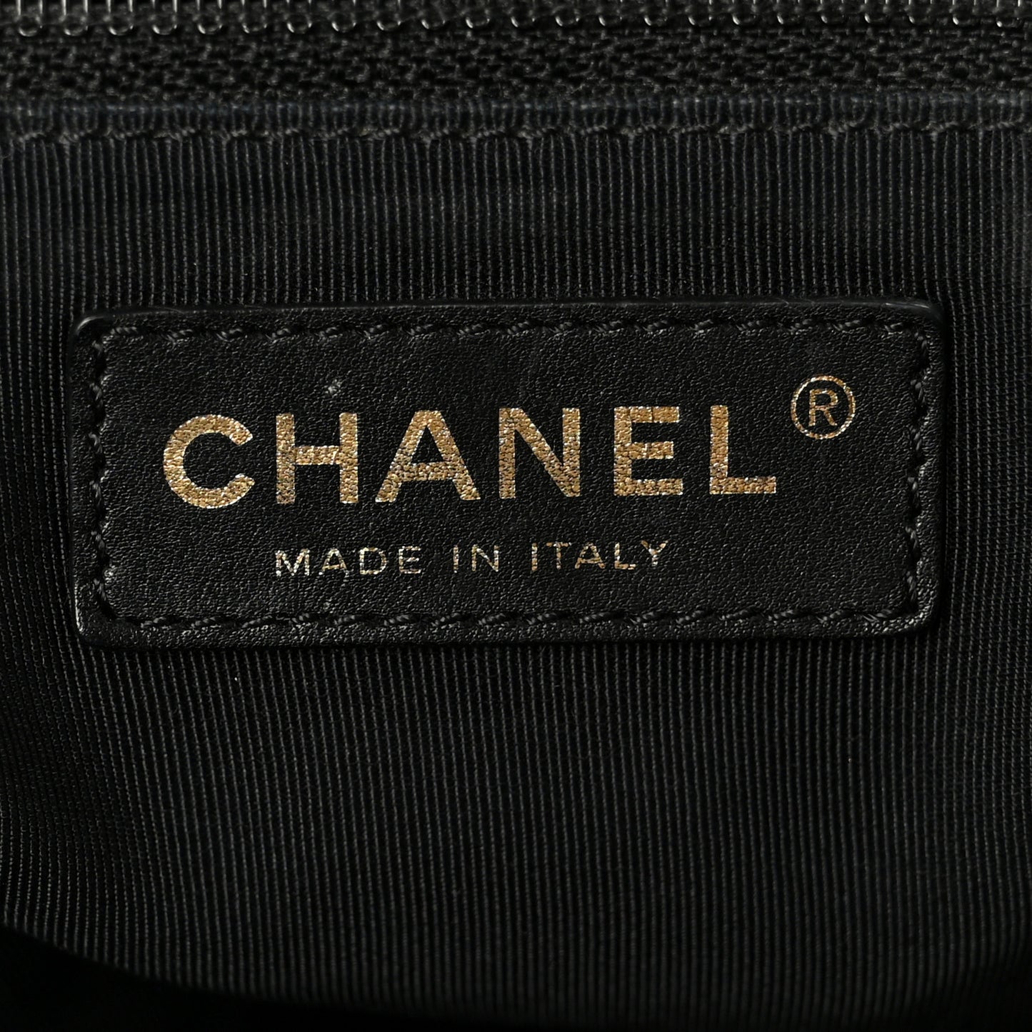 Calfskin Cerf Executive Shopper Tote Black