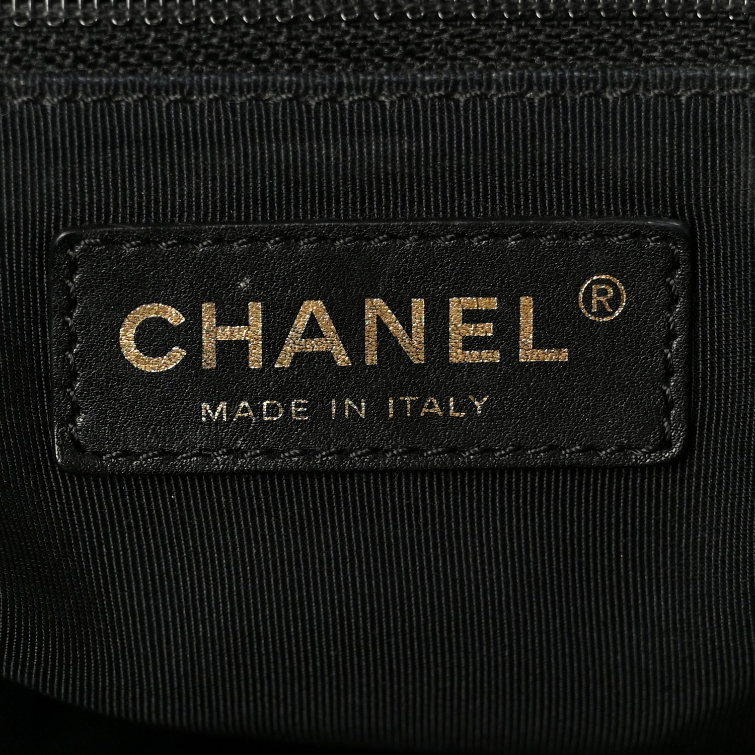 Chanel Calfskin Cerf Executive Shopper Tote Black 7 of 11