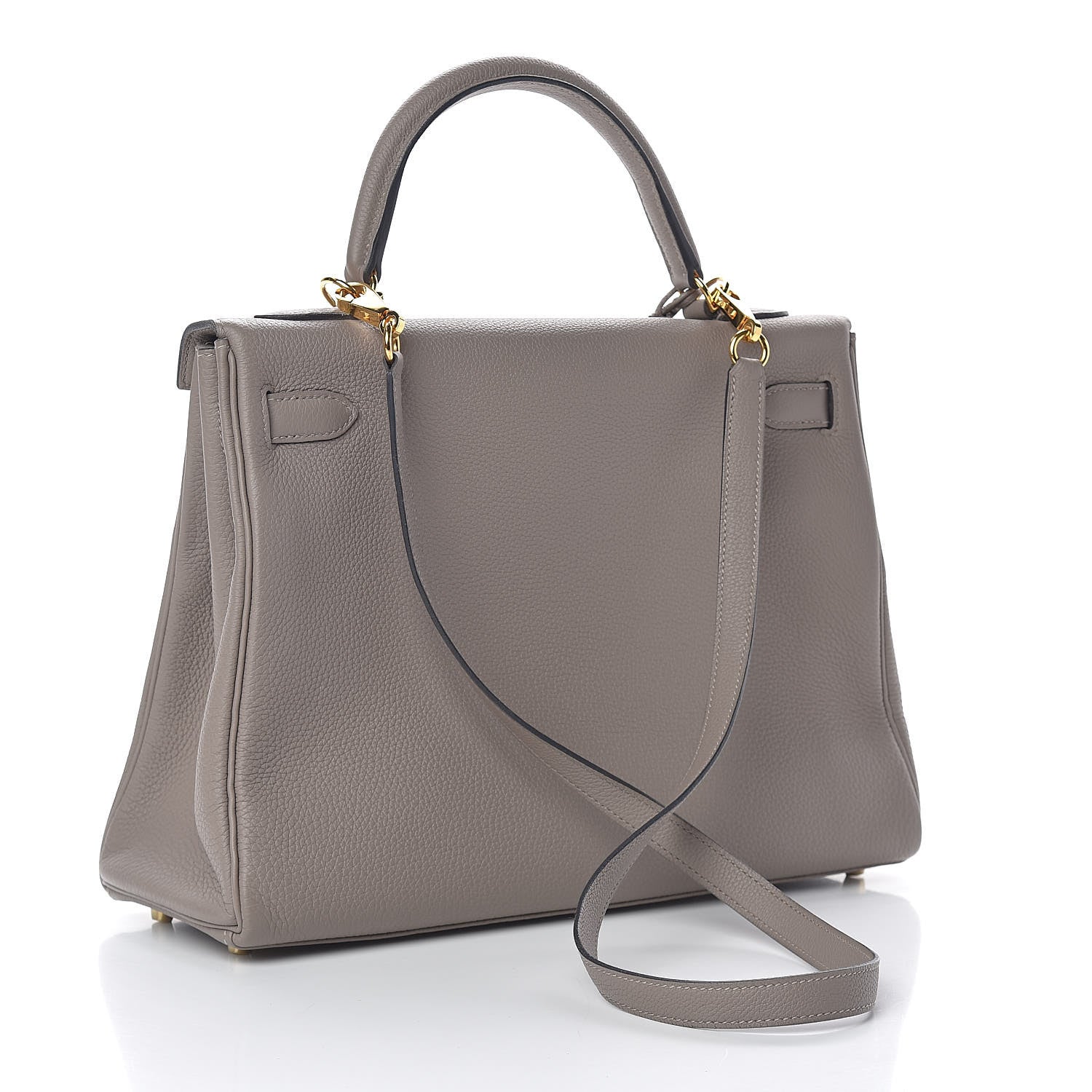Hermes Togo Kelly Retourne 32 Gris Asphalte 3 of 48