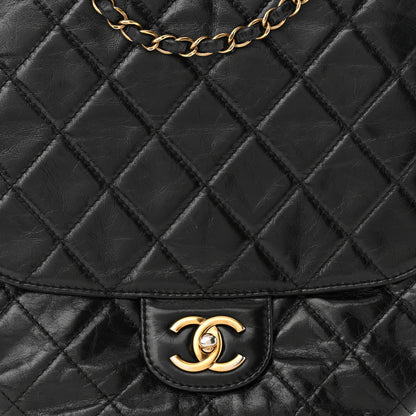 Chanel Glazed Calfskin Quilted Medium Bubble CC Flap Black 8 of 11