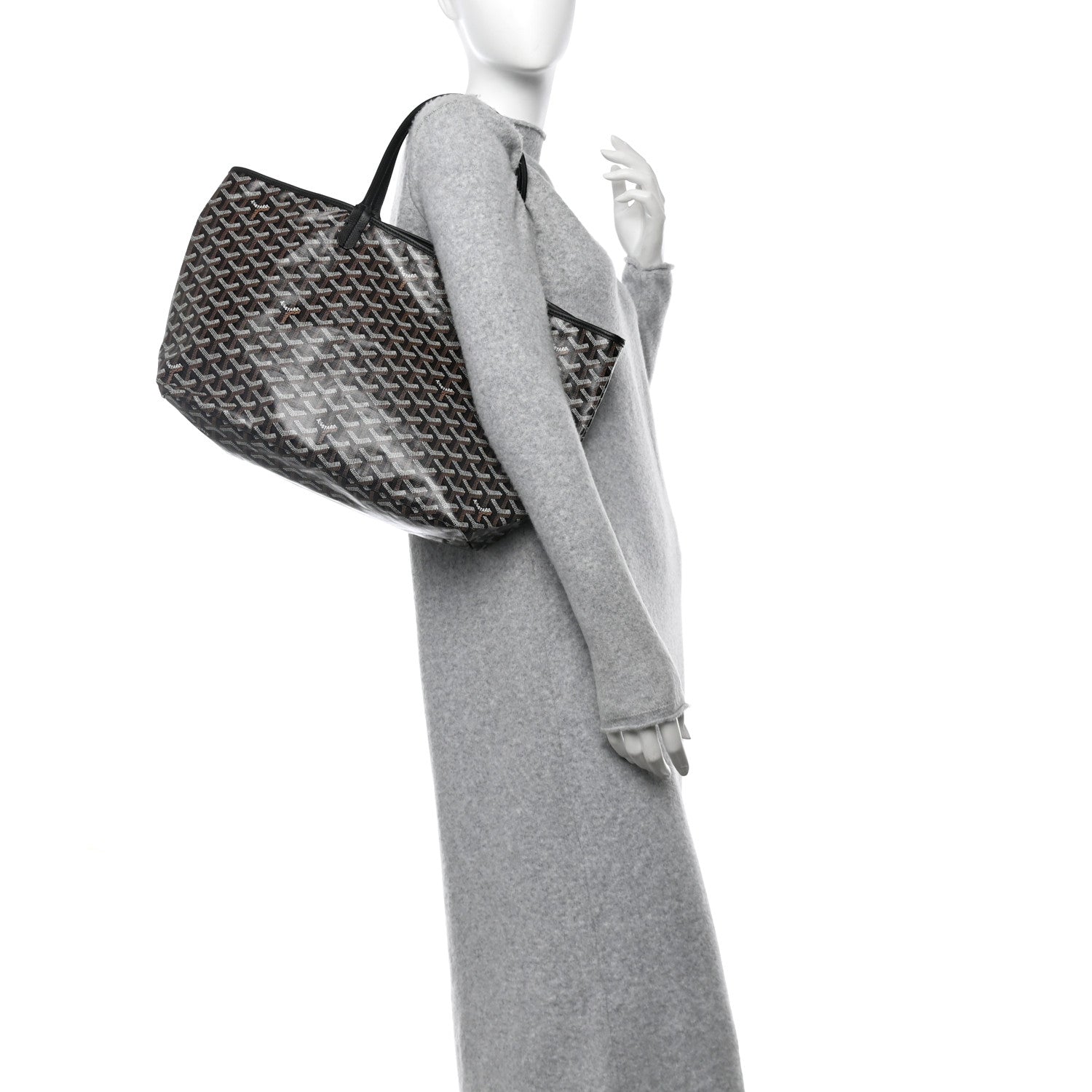 Goyard Goyardine Saint Louis PM Black 2 of 12
