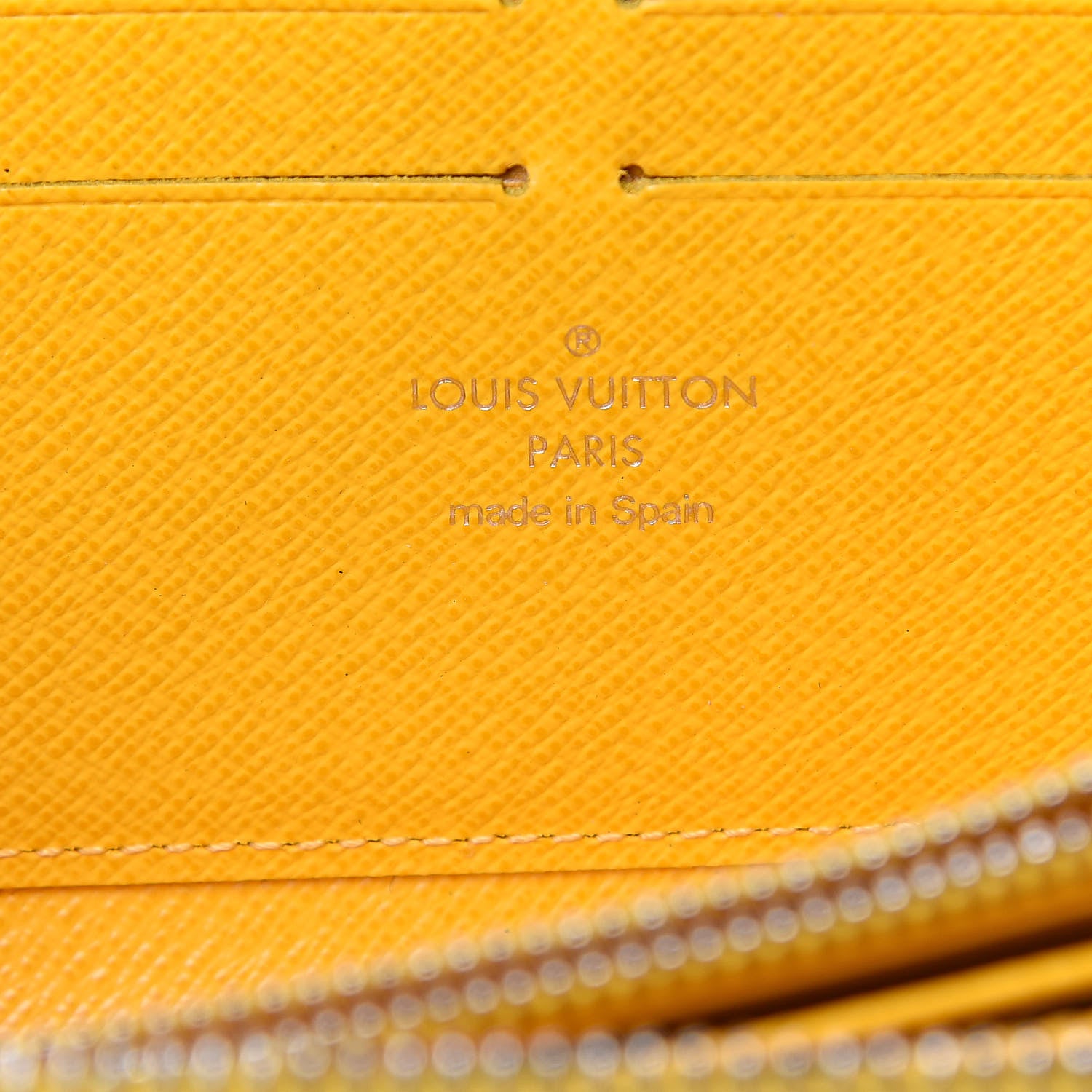 Louis Vuitton Epi Zippy Wallet Citron 6 of 13