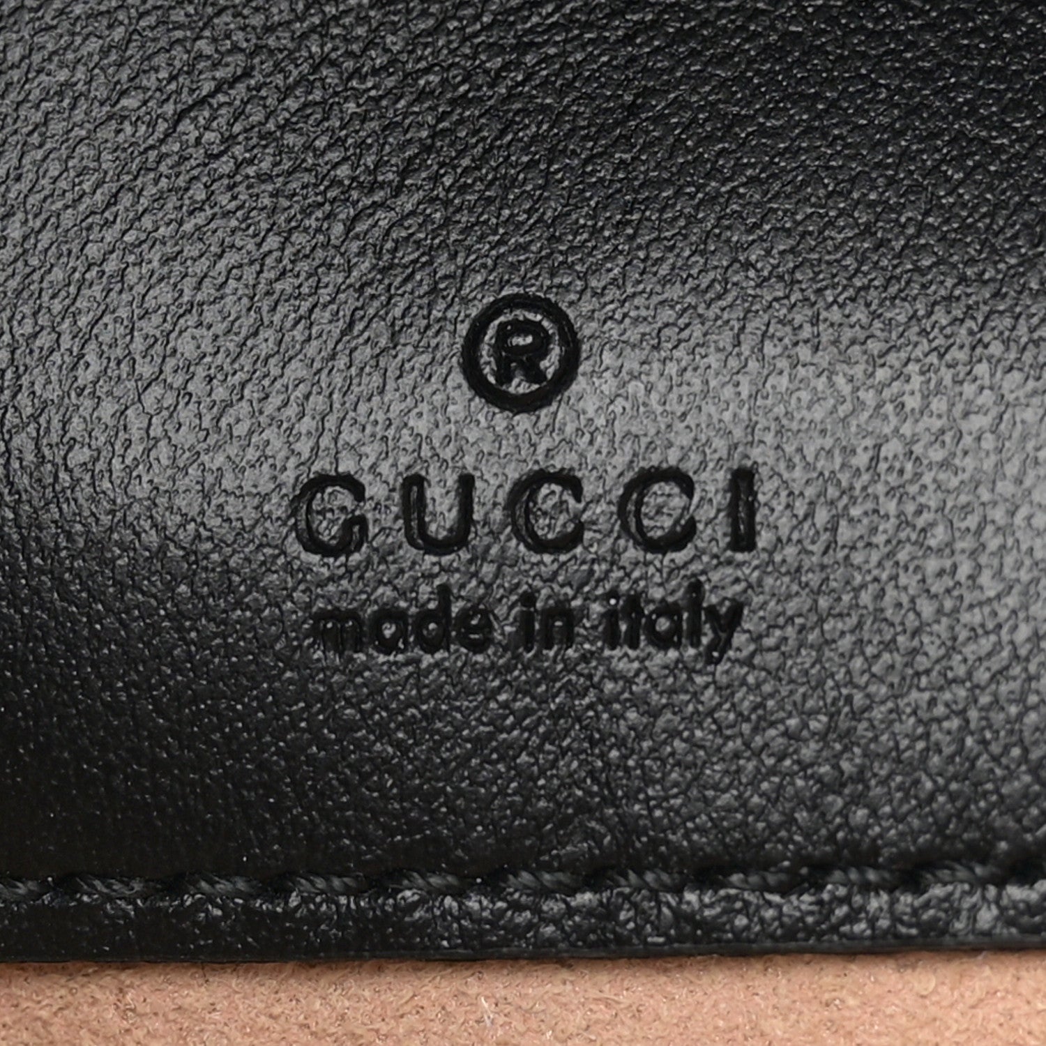 Gucci Calfskin Matelasse Mini GG Marmont 2.0 Bucket Bag Black 6 of 10