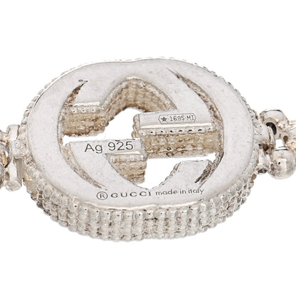 Gucci Sterling Silver Interlocking GG Beaded Flower Bracelet 3 of 3