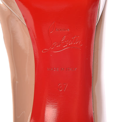 Christian Louboutin Patent New Simple 85 Pumps 37 Nude 6 of 8