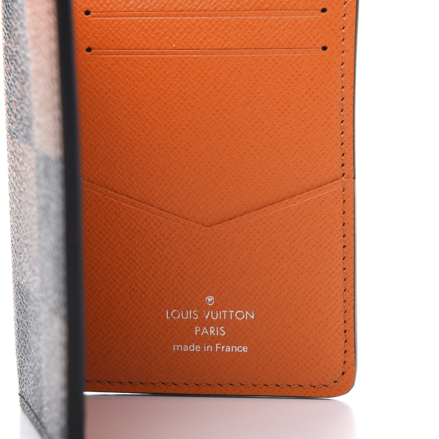Damier Graphite Giant Pocket Organizer Orange