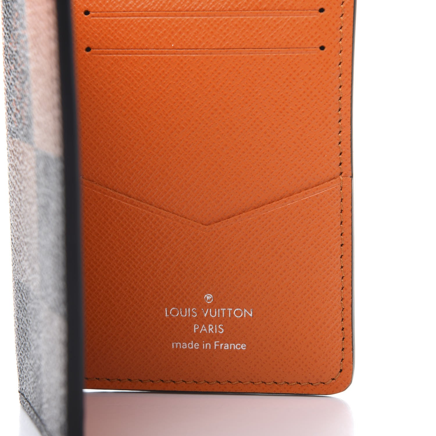 Louis Vuitton Damier Graphite Giant Pocket Organizer Orange 6 of 7