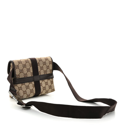 Gucci Monogram Waist Pouch Bag Dark Brown 3 of 11