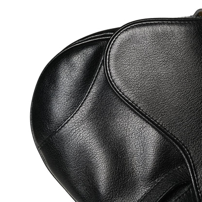 Christian Dior Calfskin Saddle Bag Black 14 of 17