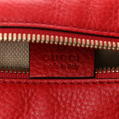 Gucci Pebbled Calfskin Small Soho Disco Bag Tabasco Red 6 of 10