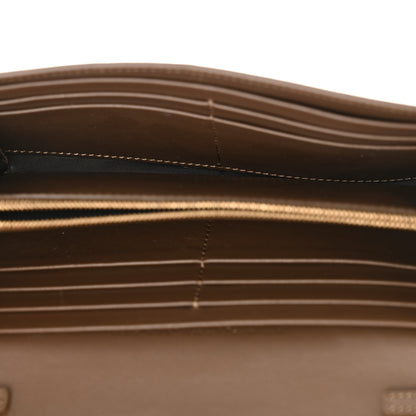 Fendi Vitello Soft FF Diamonds Continental Envelope Wallet On Chain Maya Black 5 of 14