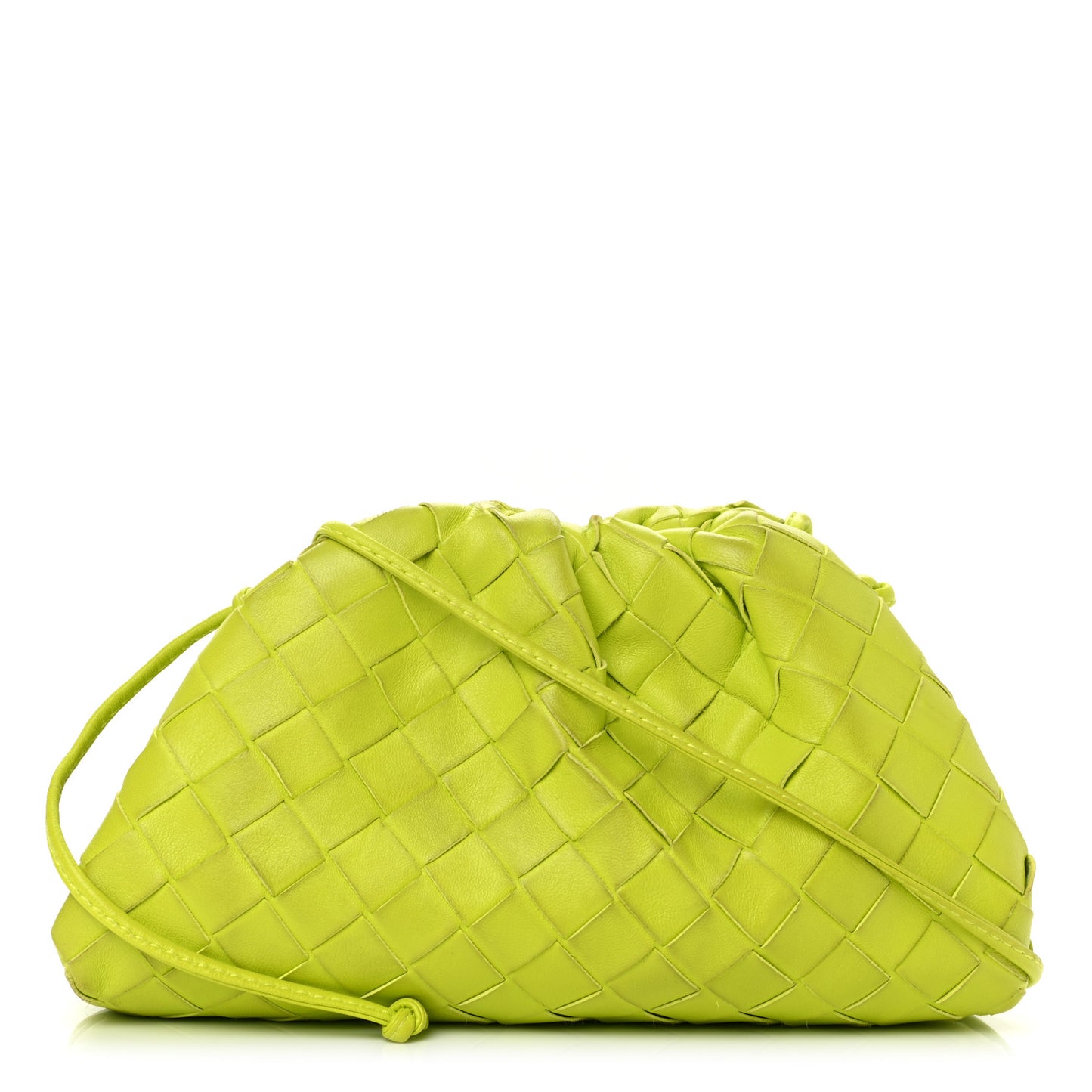 Nappa Intrecciato The Mini Pouch Kiwi