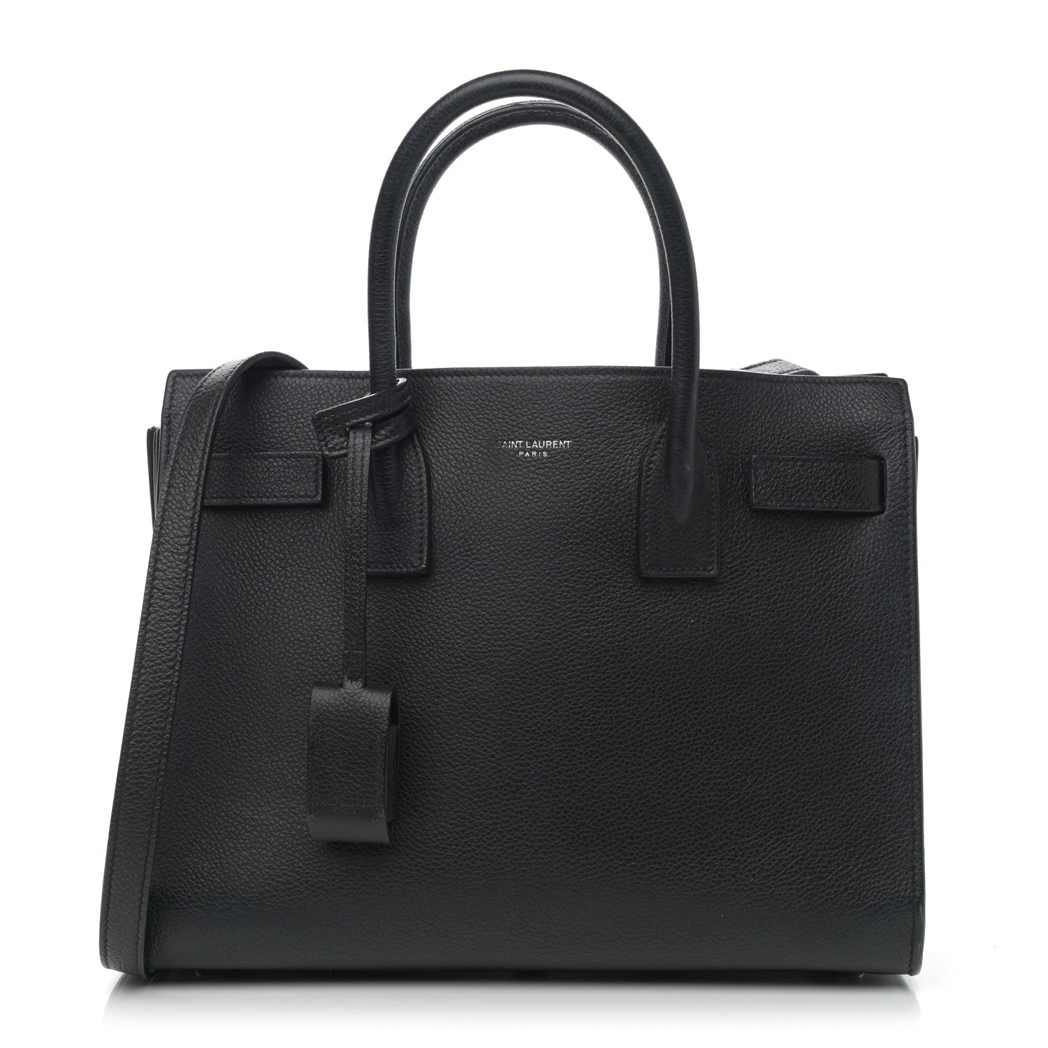 Saint Laurent Grained Calfskin Baby Sac De Jour Black 1 of 9