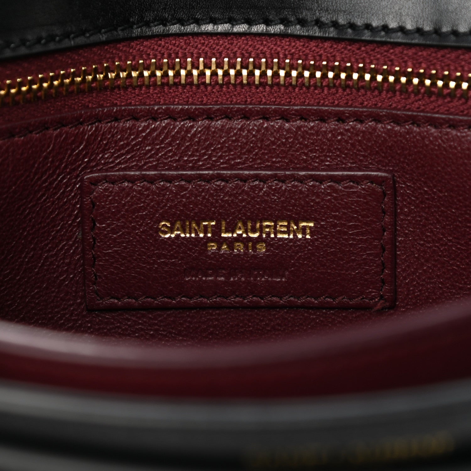 Saint Laurent Smooth Calfskin Monogram Cassandra Clasp Bag Black 6 of 10