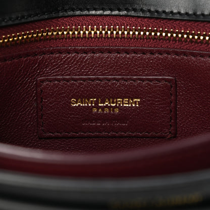 Saint Laurent Smooth Calfskin Monogram Cassandra Clasp Bag Black 6 of 10