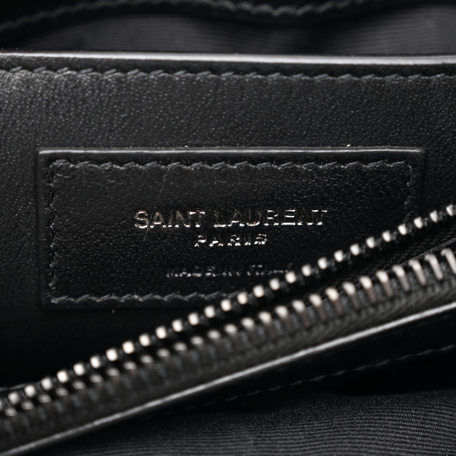 Saint Laurent Calfskin Y Quilted Monogram Monochrome Small Loulou Chain Satchel Black 6 of 13