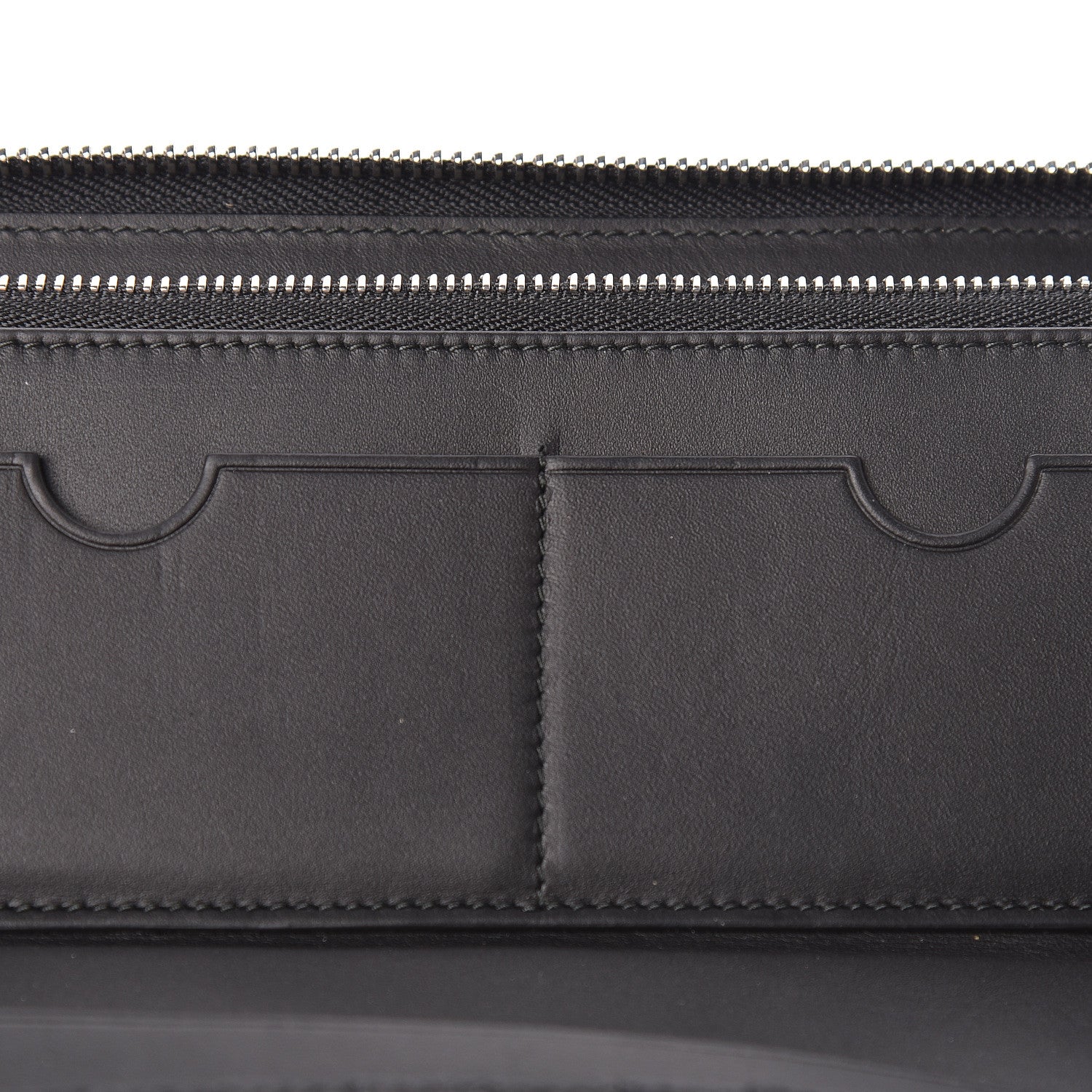 Loewe Calfskin Puzzle Open Wallet Black 9 of 10