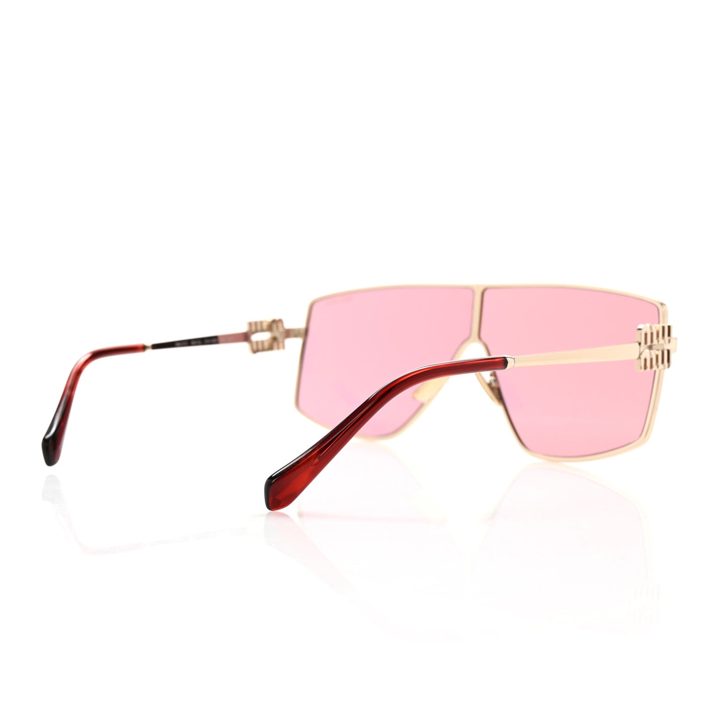 Metal Sunglasses SMU51Z Gold Amaranto
