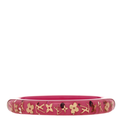 Louis Vuitton Resin Swarovski Small Inclusion Bracelet Rose Pop 2 of 3