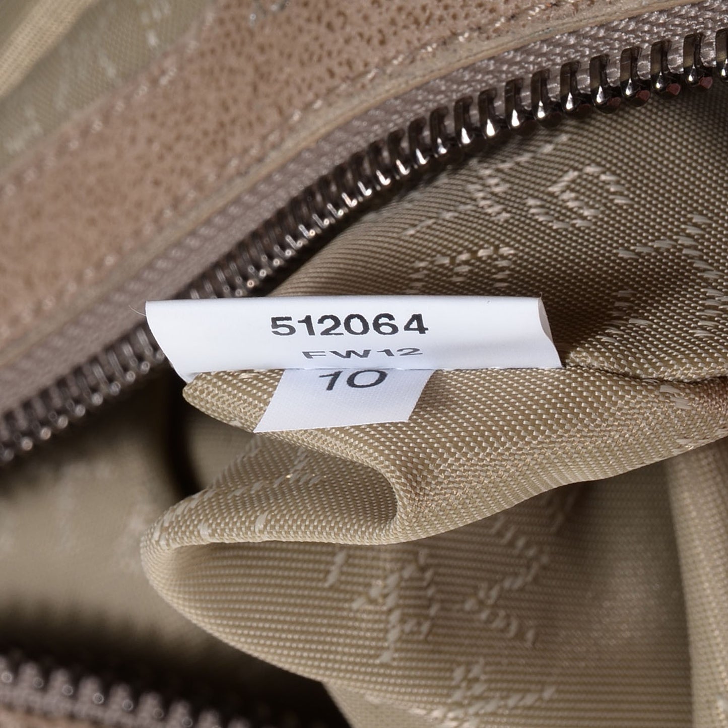 Faux Leather Shaggy Deer Falabella Foldover Tote Taupe