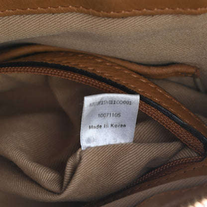 MCM Visetos Essentials Shopper Tote Cognac 8 of 14